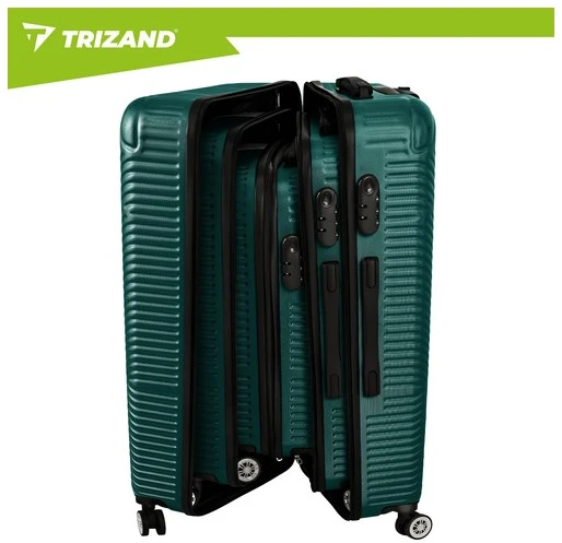 3-in-1 suitcase set - žalias Trizand 27672