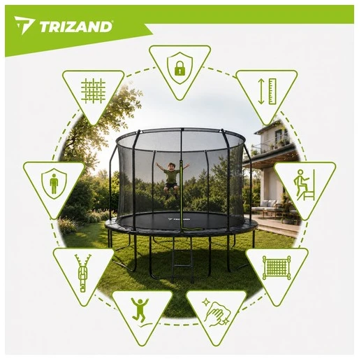 Trampoline 366cm HQ Trizand