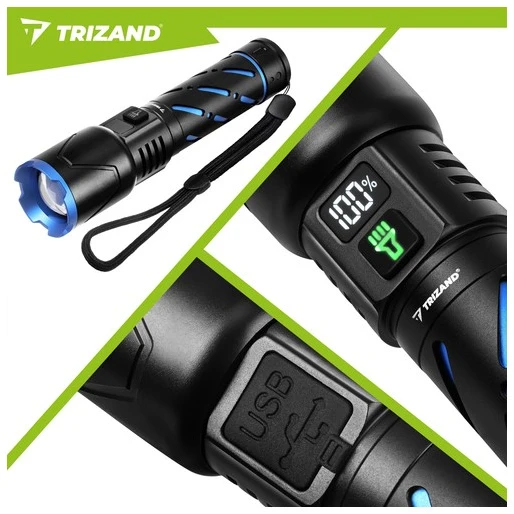 800lm Trizand 26950 tactical prožektorius