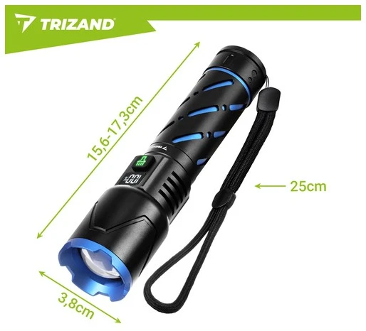 800lm Trizand 26950 tactical prožektorius