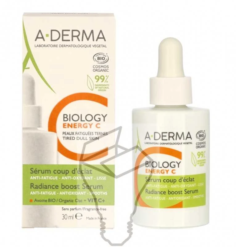 A-Derma Biology Energy C Radiance Boost serumai, 30 ml