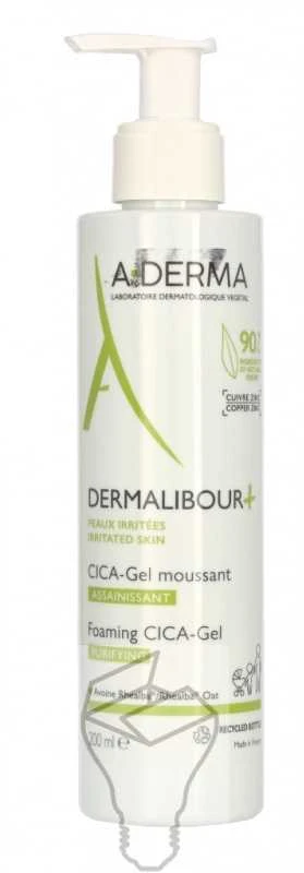 A-DERMA DERMALIBOUR+ CICA, ATSTATOMASIS PRAUSIMOSI GELIS, 200 ML