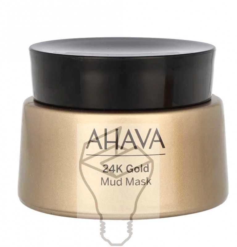 AHAVA 24K Gold Mineral Mud Mask aukso mineralinė purvo kaukė, 50 ml