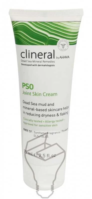 AHAVA Intensyvus drėkinamasis kremas "Clineral PS0" (sąnarių odos kremas) 75 ml