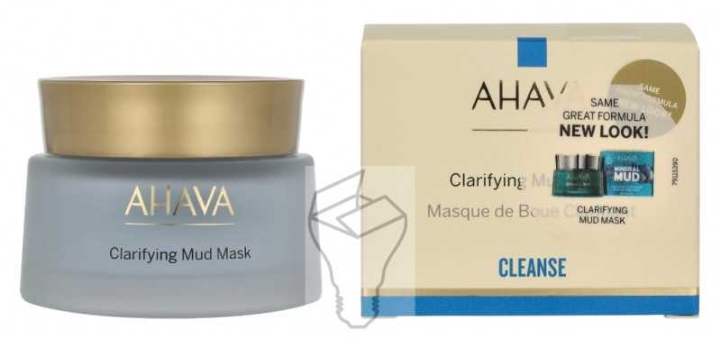 AHAVA Mineral Mud Clearing Facial Treatment Mask valomoji veido kaukė, 50 ml
