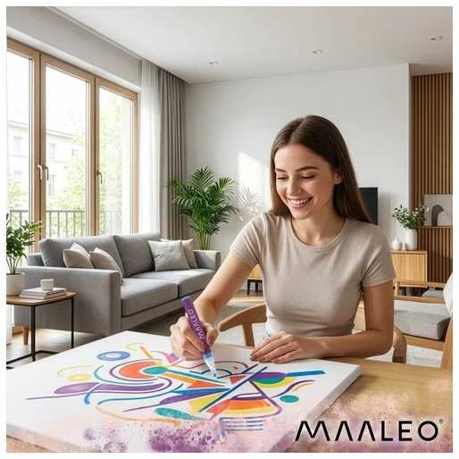 Akriliniai žymekliai - 8 vnt. rinkinys Maaleo 27052