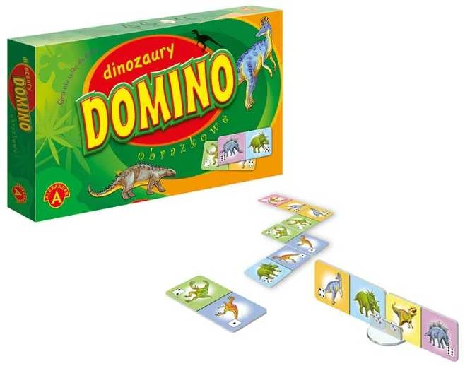 ALEXANDER dinozaurų domino edukacinis žaidimas 4+