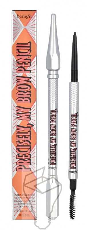 Benefit Precisely My Brow Pieštukas Ultra-Fine antakių pieštukas, atspalvis: 6 Cool Soft Juodas, 0.08 g