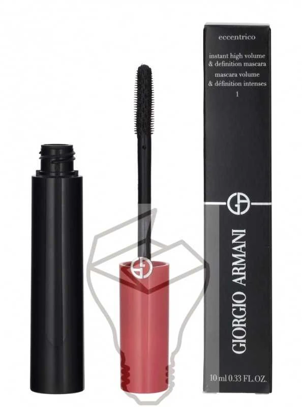 Armani Eccentrico Blakstienų tušas #01 Obsidian Juodas, 10 ml