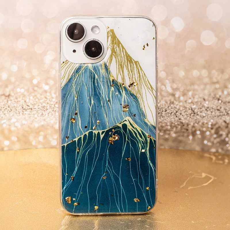 TFO Auksinis "Gold Glam" dėklas iPhone 15 6,1 kalnas