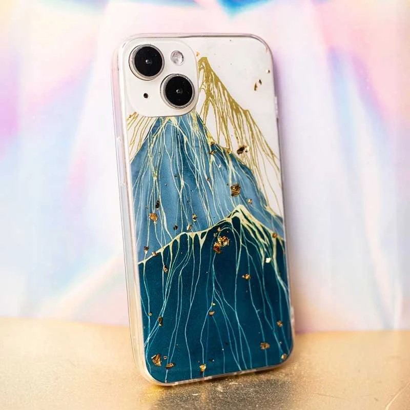 TFO Auksinis "Gold Glam" dėklas iPhone 15 6,1 kalnas