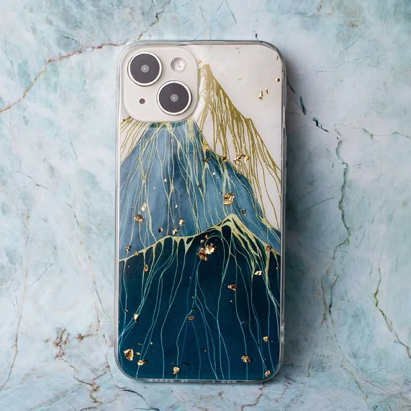 TFO Auksinis "Gold Glam" dėklas iPhone 15 6,1 kalnas