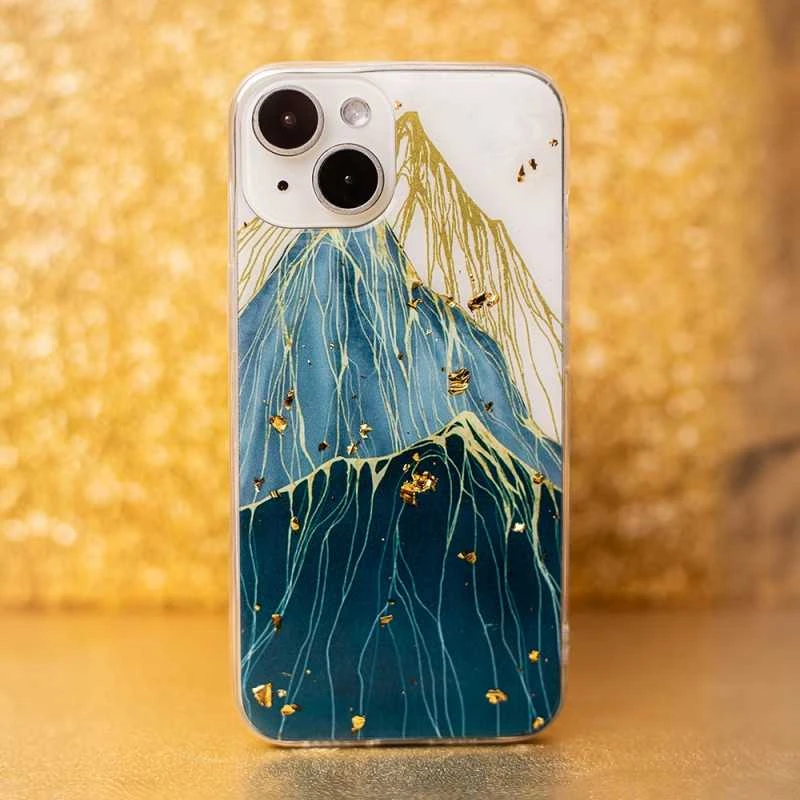 TFO Auksinis "Gold Glam" dėklas iPhone 15 6,1 kalnas