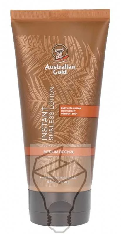 Australian Gold Intant Sunless Lotion Medium Bronze savaiminio įdegio losjonas kūnui, 177 ml