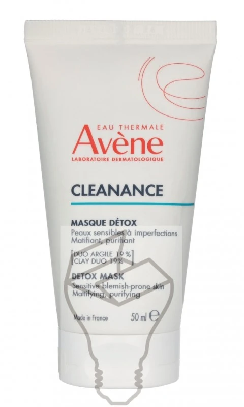Avène Cleanance 3 In 1 Detox Mask valomoji kaukė jautriai, spuoguotai veido odai, 50 ml