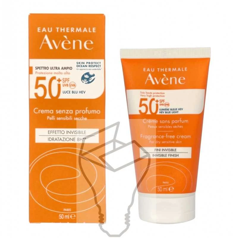 "Avène" bekvapis kremas su SPF 50+ 50ml