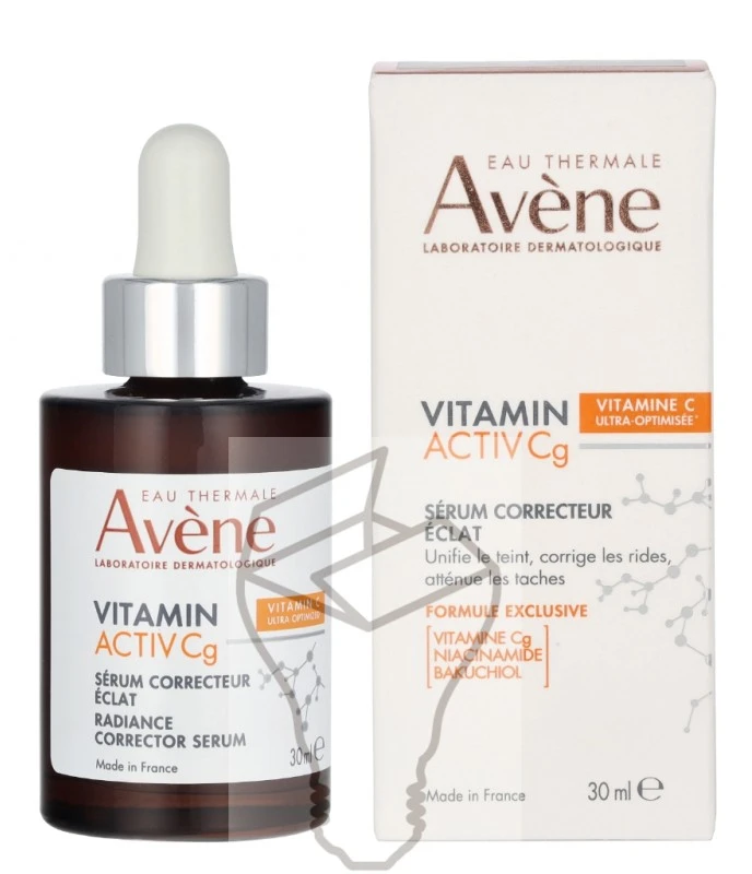Avène Vitamin Activ Cg Radiance Corrector Serum skaistinantis veido serumas, 30 ml