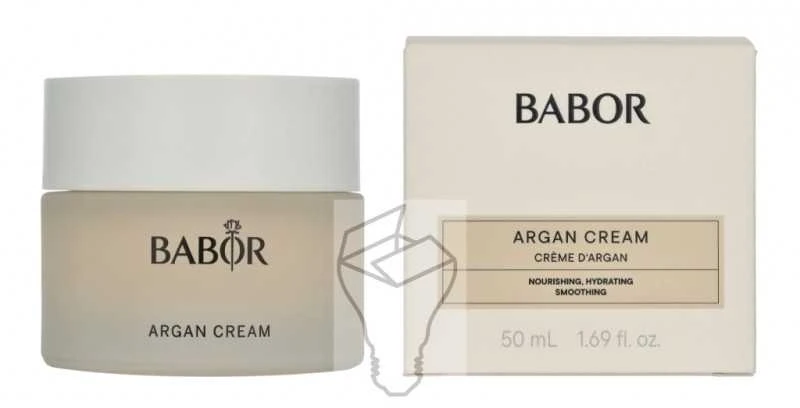 Babor Argan Kreminis veido kremas sausai odai su argano aliejumi, 50 ml