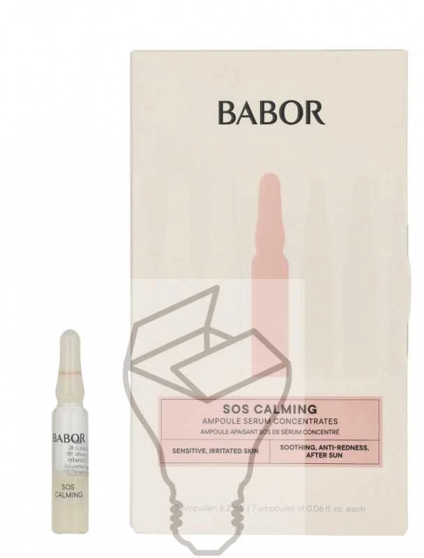 Babor SOS Calming Ampoule Concentrates raminančios ampulės veidui, 7 x 2 ml