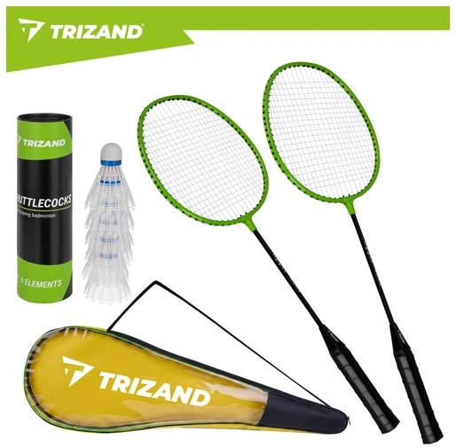 Badmintono rinkinys dėkle - 9 dalys Trizand