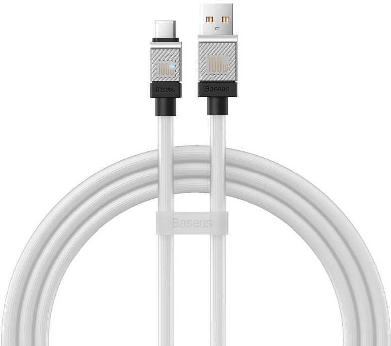 USB laidas per USB-C Baseus CoolPlay 100W 1m (baltas)