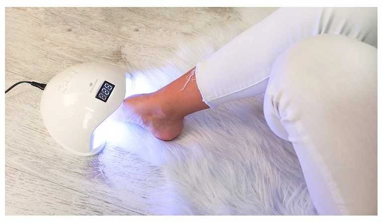 24 LED 48W UV nagų lempa + Beautylushh spaustukai