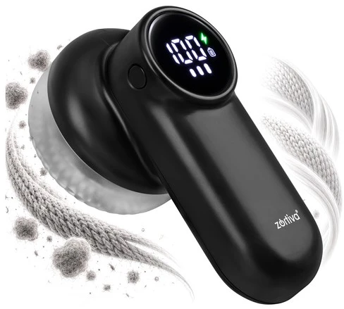 Zortiva Cordless Clothes Shaver - Juodas