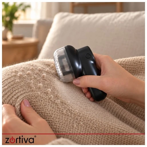 Zortiva Cordless Clothes Shaver - Juodas