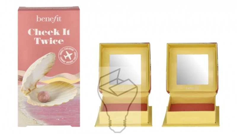 Benefit Shellie Blush Travel Exclusive skaistalai, 2 x 6 g