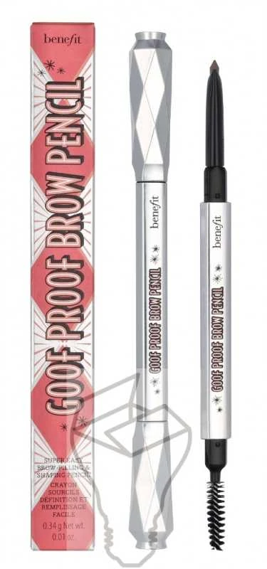 Benefit Goof Proof Brow Shaping Pieštukas antakių pieštukas, atspalvis: 02 Warm Golden Skirtas šviesiems plaukams, 0.34 g