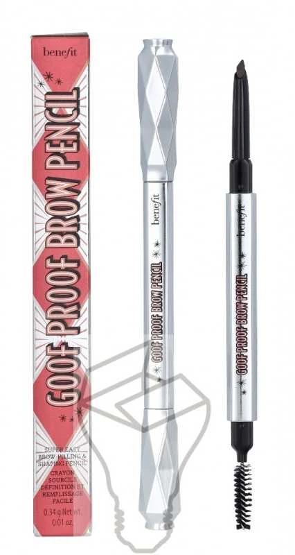 Benefit Goof Proof Eyebrow Pieštukas antakių pieštukas, atspalvis: 3.5 Neutral Medium Brown, 0,34 g