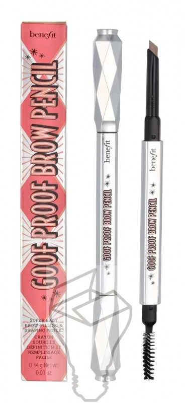 Benefit Goof Proof Brow Shaping Pieštukas antakių pieštukas, atspalvis: 01 Cool Light Skirtas šviesiems plaukams, 0.34 g