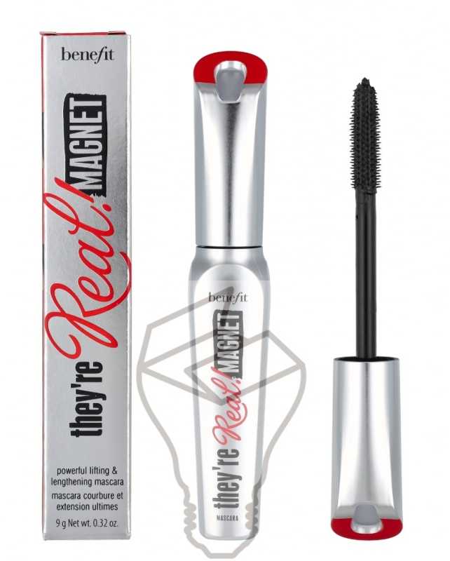 Benefit They're Real! Magnet Blakstienų tušas blakstienas užriečiantis ir ilginantis tušas, atspalvis: Juodas, 9 g