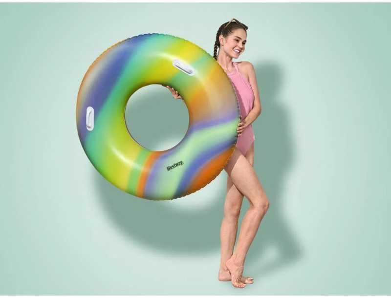 Plaukimo ratas Bestway Rainbow, Ø 119 cm