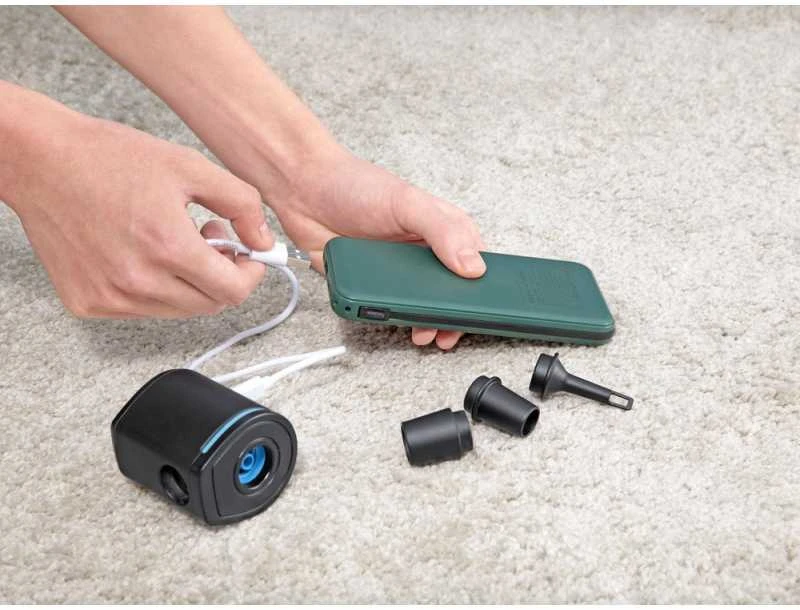 Bestway elektrinis USB oro siurblys + antgaliai 62289