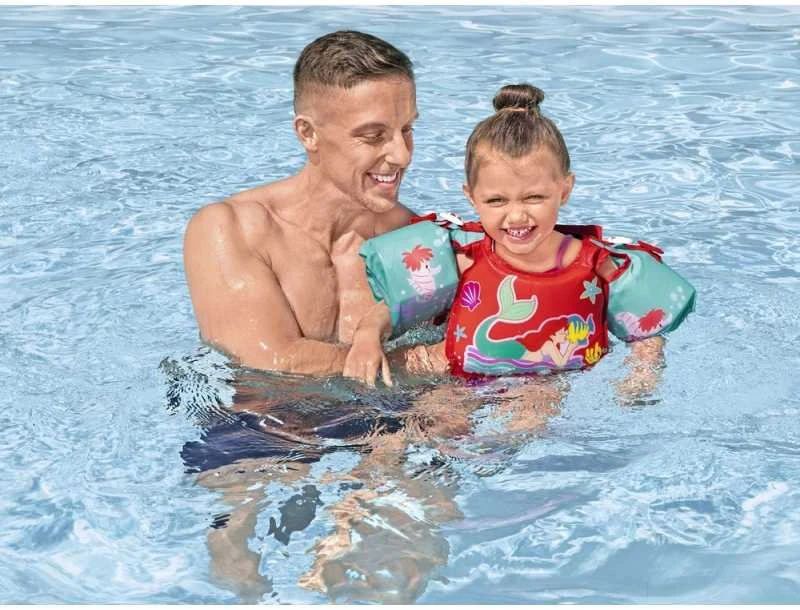 Bestway plaukimo liemenė su rankovėmis 3-6 L Little Mermaid 9101I