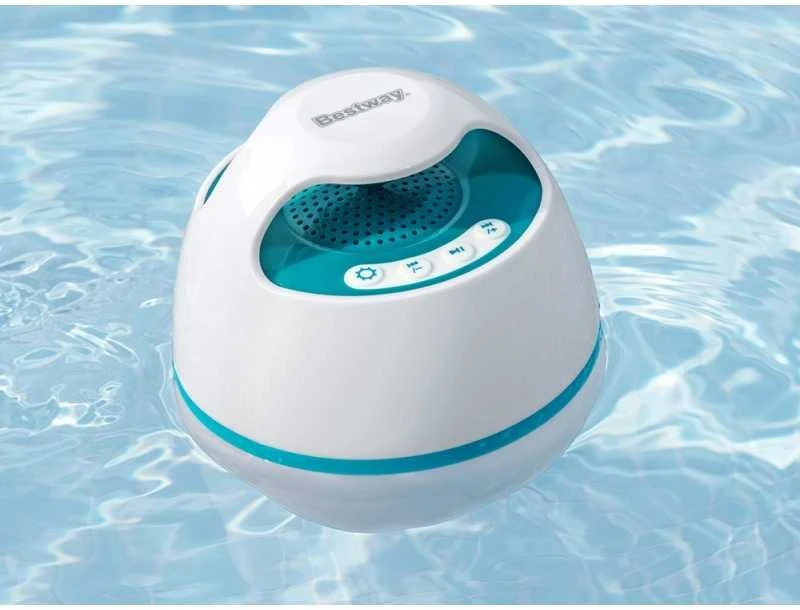 Bestway plaukiojantis MusicWave™ garsiakalbis su Bluetooth ir 58700 LED lempute
