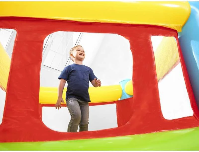 BESTWAY Fisher-Price pripučiamas batutas, 1.75m x 1.73m x 1.35m, 93553