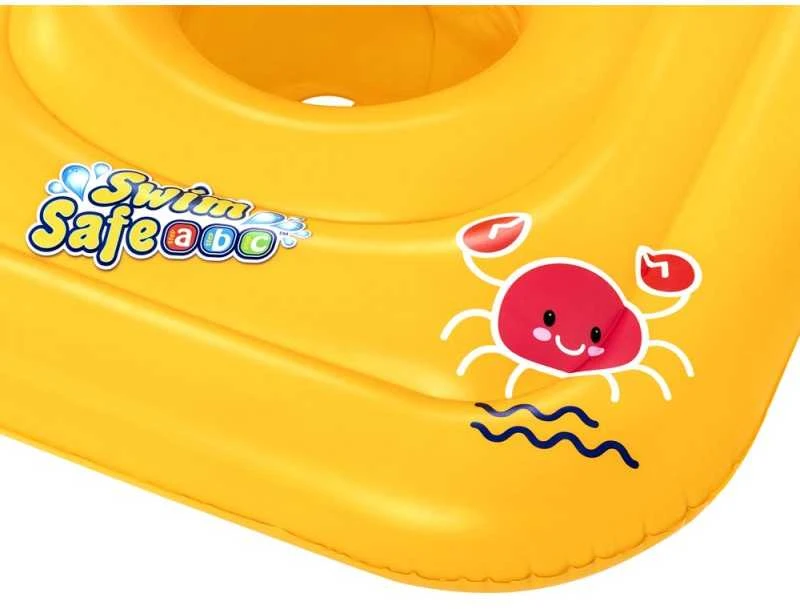 BESTWAY pripučiamas plaukimo ratas - sėdynė kūdikiui Swim Safe A 76cm, 32050