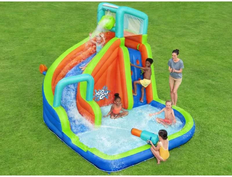 Žaidimų aikštelė Vandens parkas Turbo Splash Mega vandens parkas BESTWAY