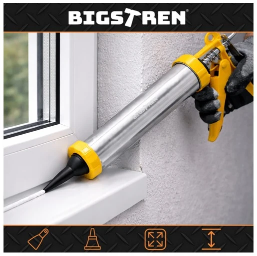 Bigstren Bigstretch 600ml Silicone Caulking Gun
