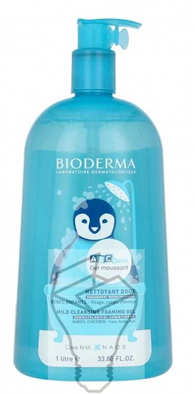 Bioderma ABCDerm Moussant Vaikiška dušo želė, 1000 ml