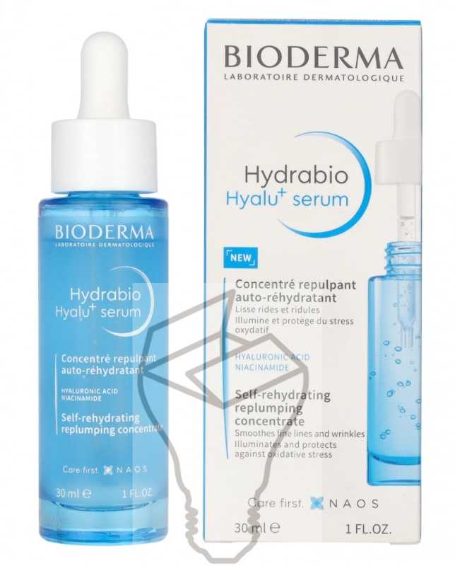 Bioderma Intensyviai drėkinantis veido serumas Hydrabio Hyalu+ serum, 30 ml
