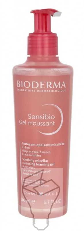 Prausiklis Bioderma Sensibio Foaming Gel, 200ml