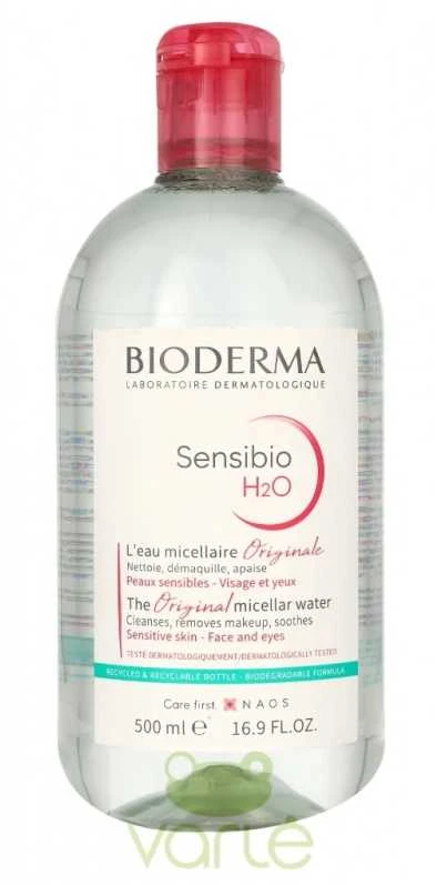 Bioderma Sensibio H2O Makiažą šalinantis micelinis vanduo, 500 ml