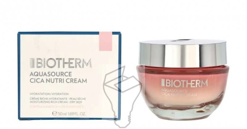 Biotherm Aquasource Cica Nutri Cream Drėkinamasis veido kremas, 50 ml