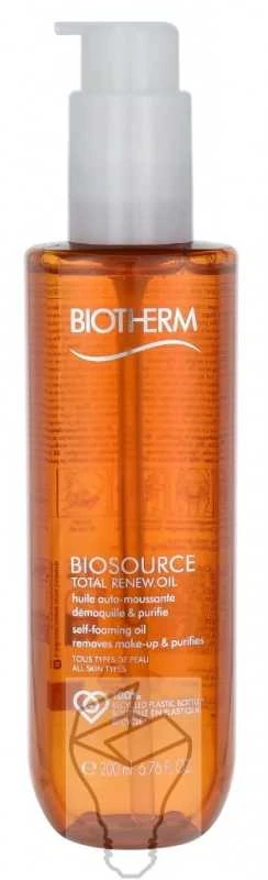 Biotherm Biosource Total Renew Oil Self Foaming valomasis veido aliejus, 200 ml