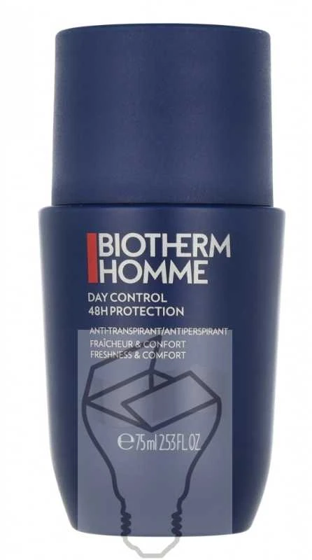 Biotherm Homme 48H Day Control Dezodorantas Roll-On rutulinis dezodorantas vyrams, 75 ml