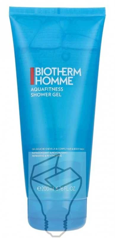 Biotherm Homme Aquafitness Dušo želė dušo gelis vyrams, 200 ml