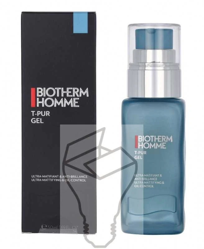 Biotherm Homme T-Pur Ultra-Mattifying and Oil Control Gel drėkinantis ir matinį efektą suteikiantis veido gelis vyrams, 50 ml